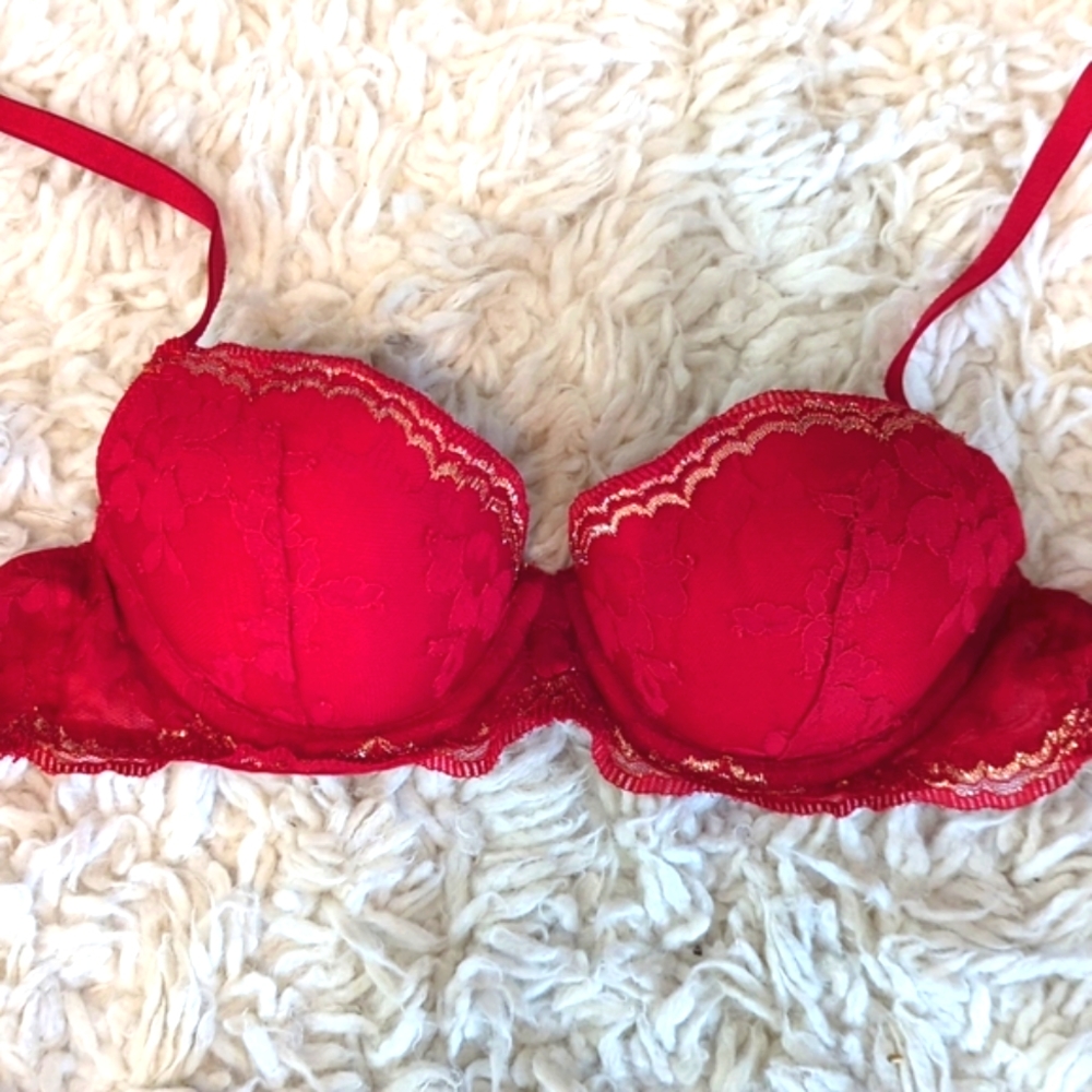 VS Dream Angels Red Bra